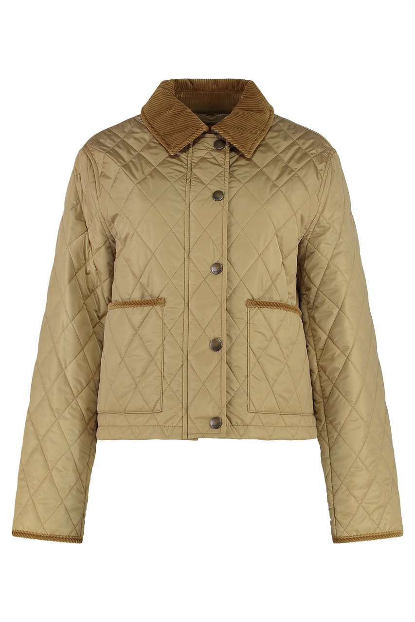 Burberry Quilted jacket with snaps Beige