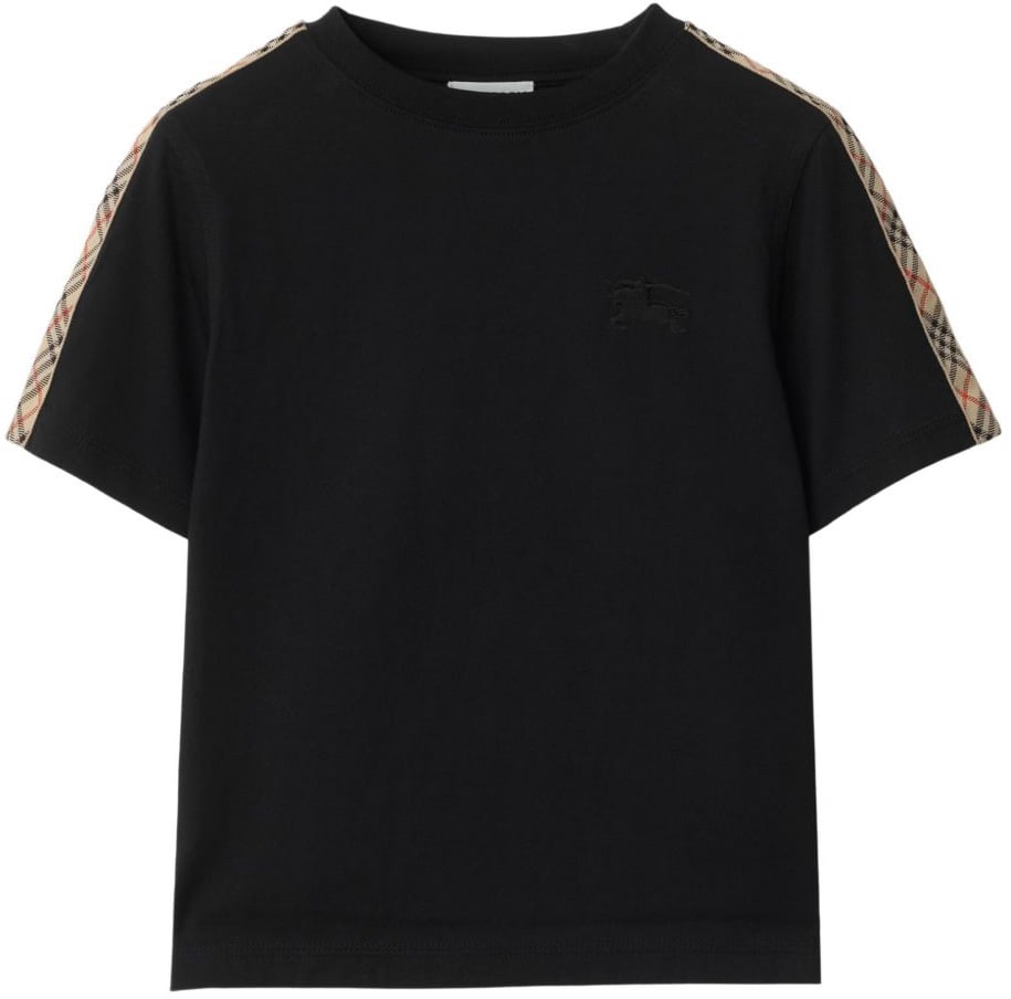 Burberry T-Shirts And Polos Black Zwart