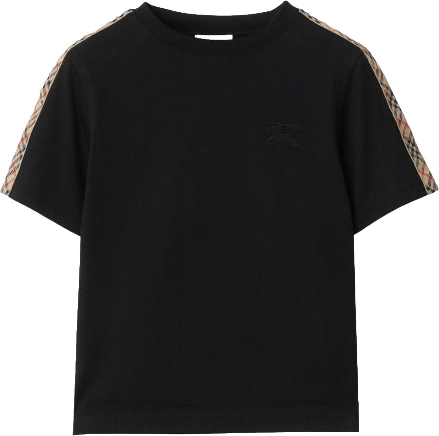 Burberry T-Shirts And Polos Black Zwart