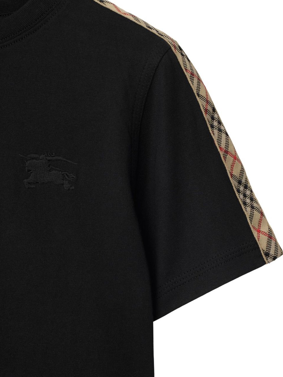 Burberry T-Shirts And Polos Black Zwart