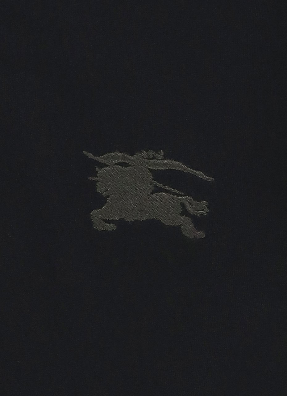 Burberry T-Shirts And Polos Black Zwart