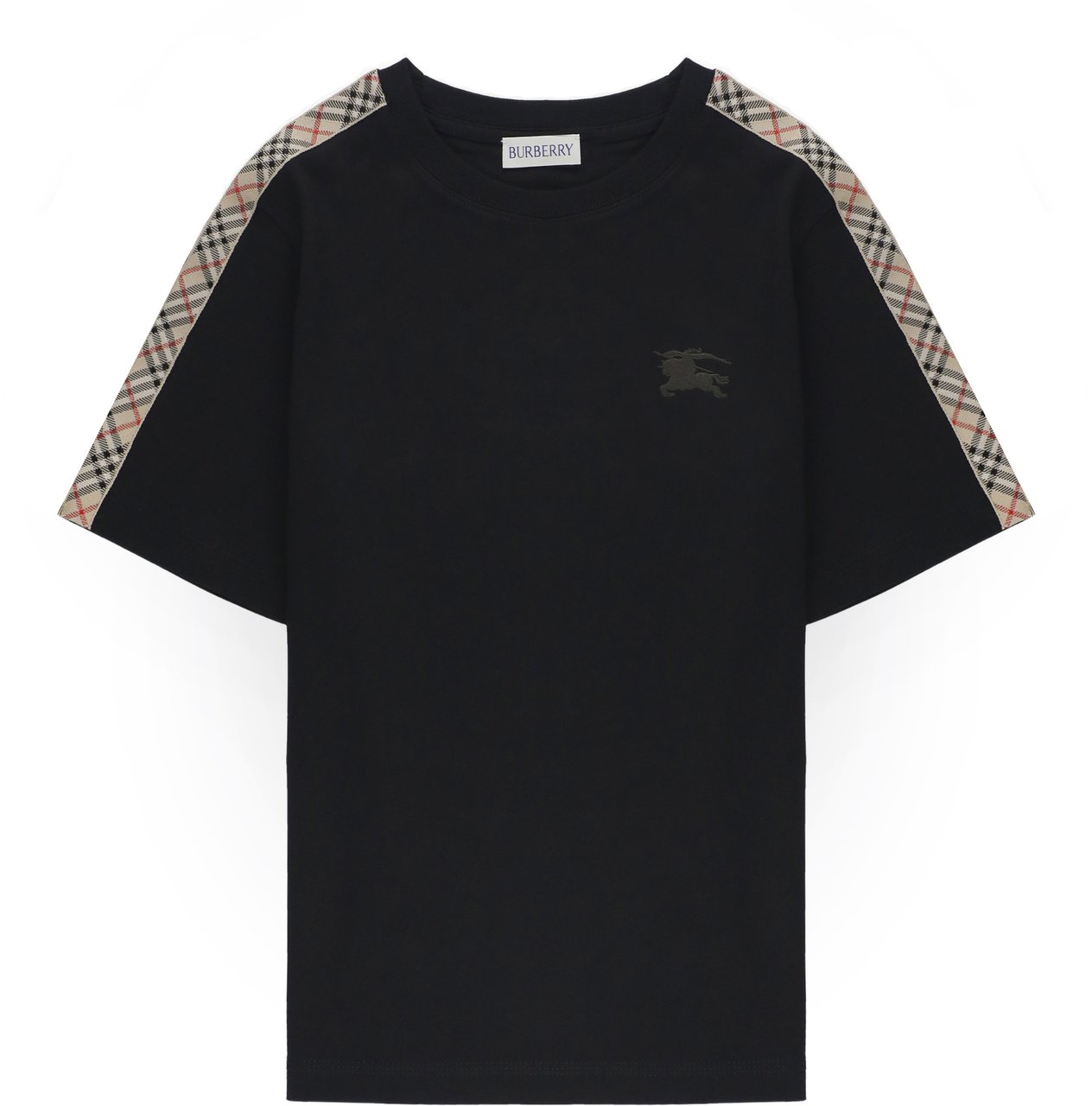 Burberry T-Shirts And Polos Black Zwart