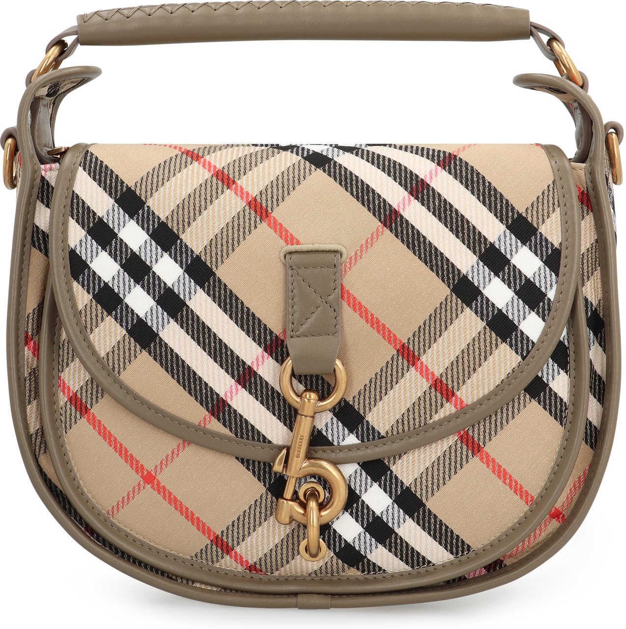 Burberry B Clip piccola Messenger bag Beige