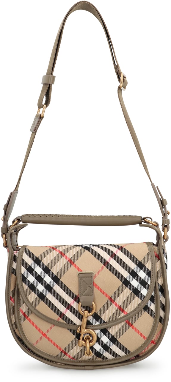 Burberry B Clip piccola Messenger bag Beige