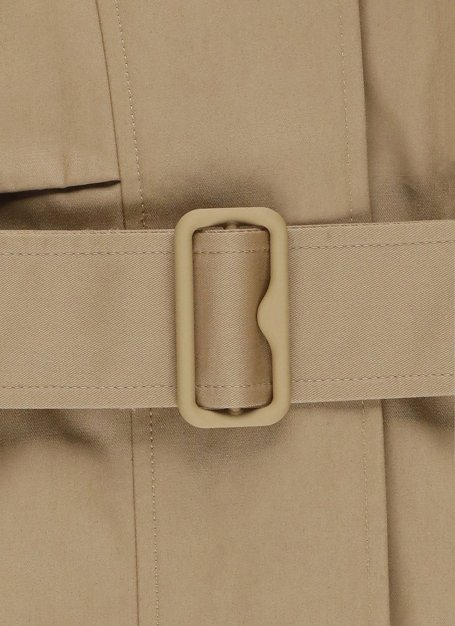 Burberry Coats Beige Beige