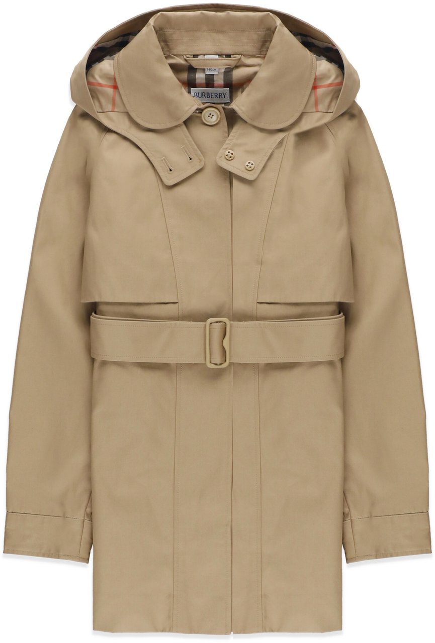 Burberry Coats Beige Beige