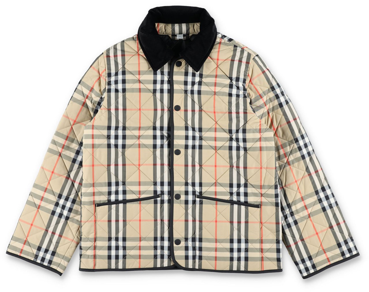 Burberry Milo Quilted Jacket Sand Ip Check Beige