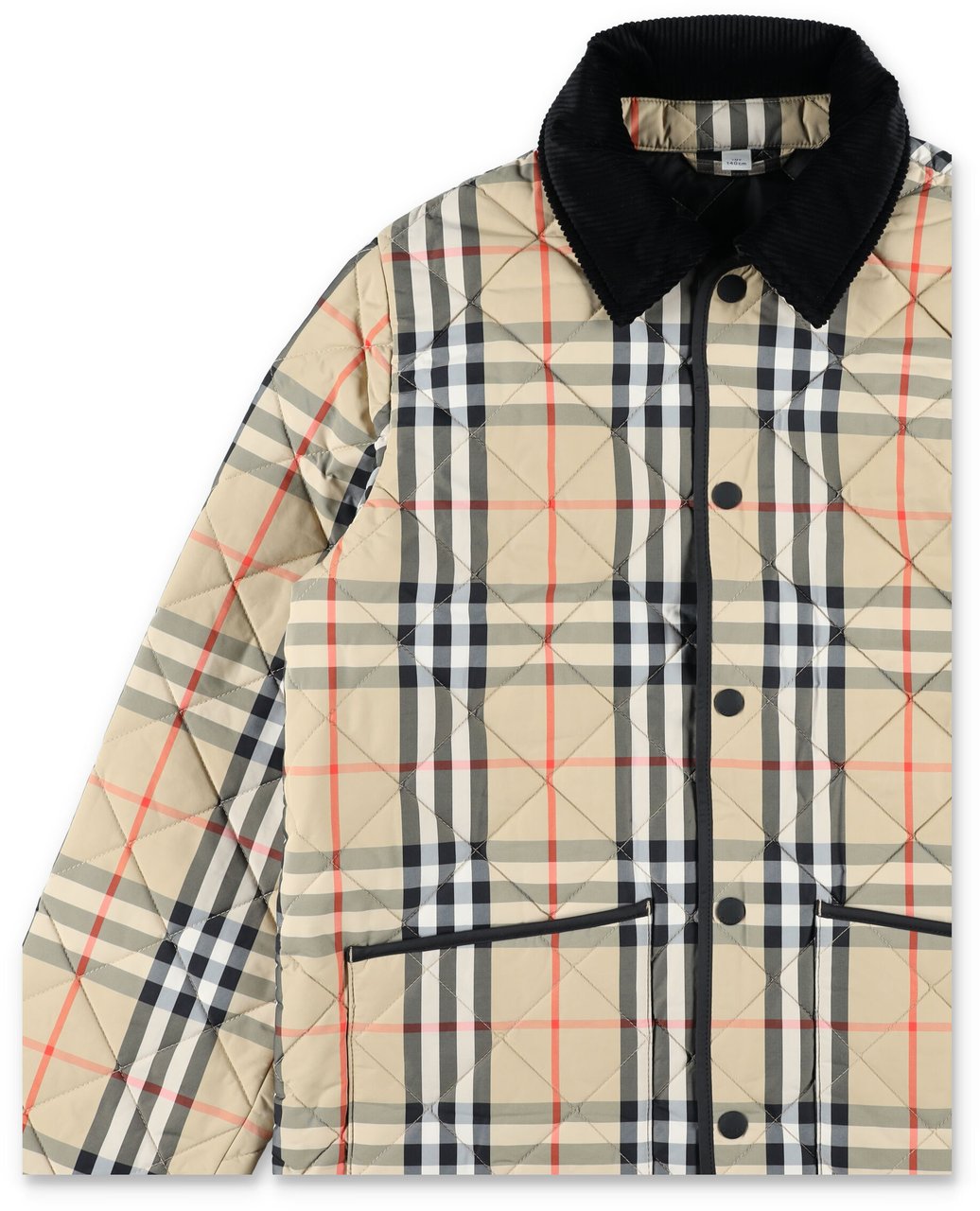 Burberry Milo Quilted Jacket Sand Ip Check Beige