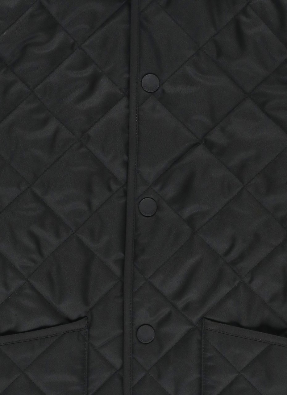 Burberry Coats Black Zwart