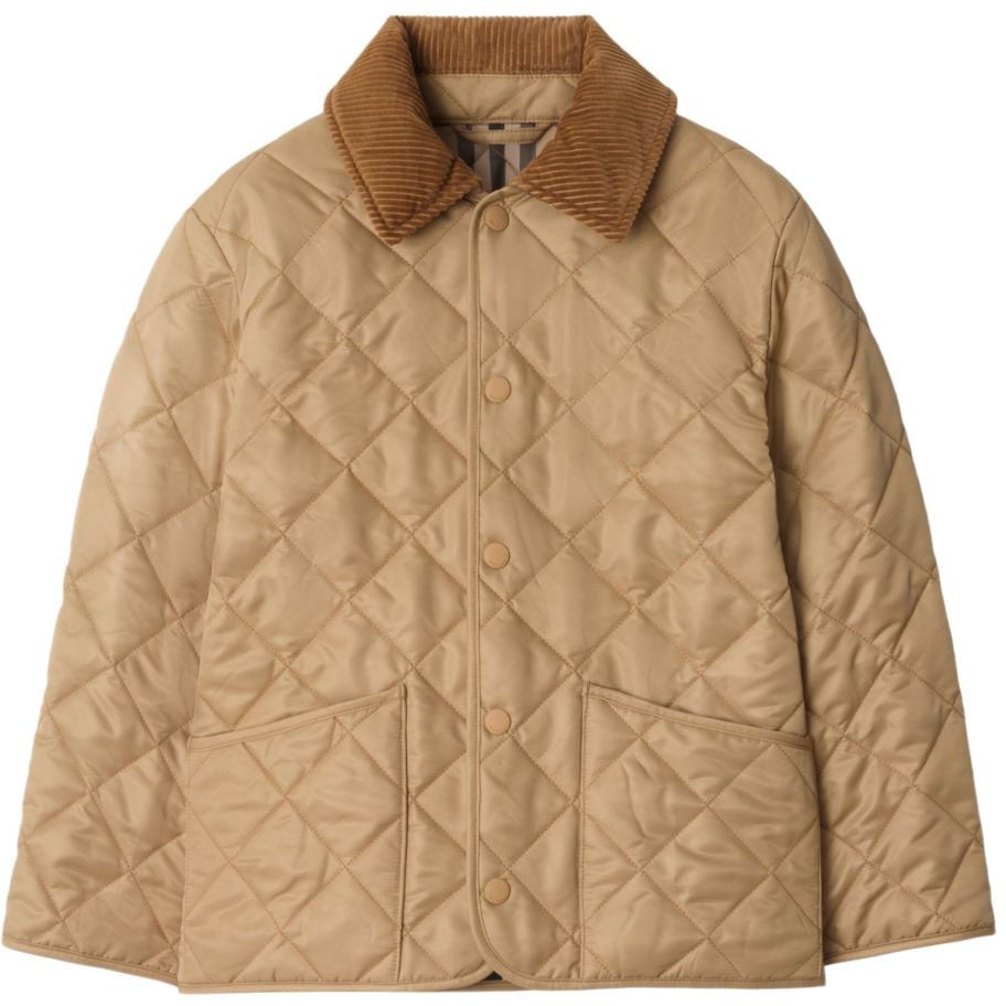 Burberry Coats Beige Beige