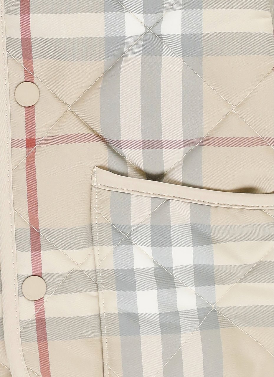 Burberry Coats Beige Beige