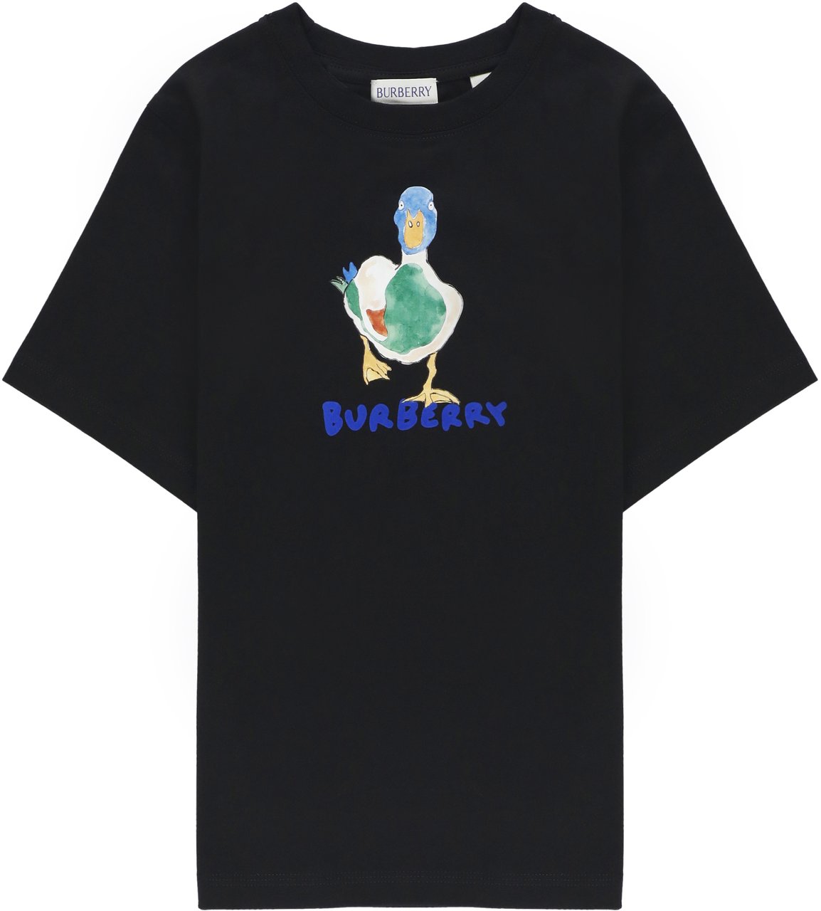 Burberry T-Shirts And Polos Black Zwart