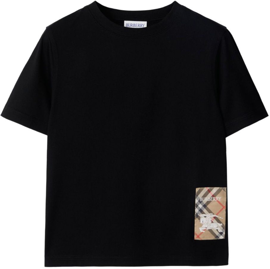 Burberry T-Shirts And Polos Black Zwart