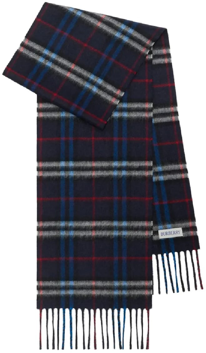 Burberry vtg chk cash scarf divers Divers