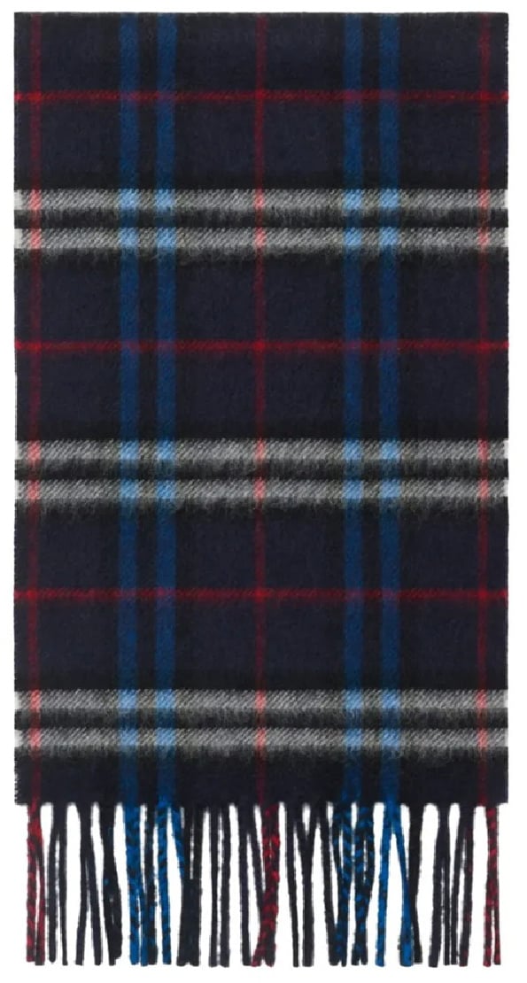 Burberry vtg chk cash scarf divers Divers