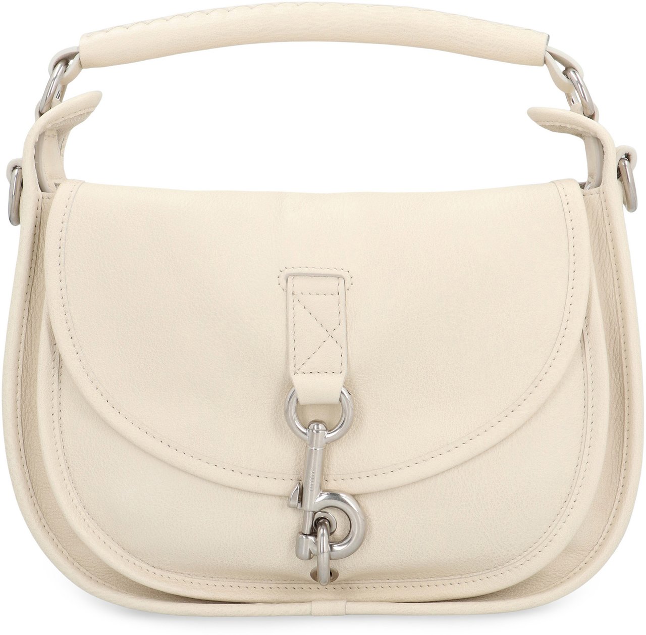 Burberry B Clip piccola Messenger bag Wit