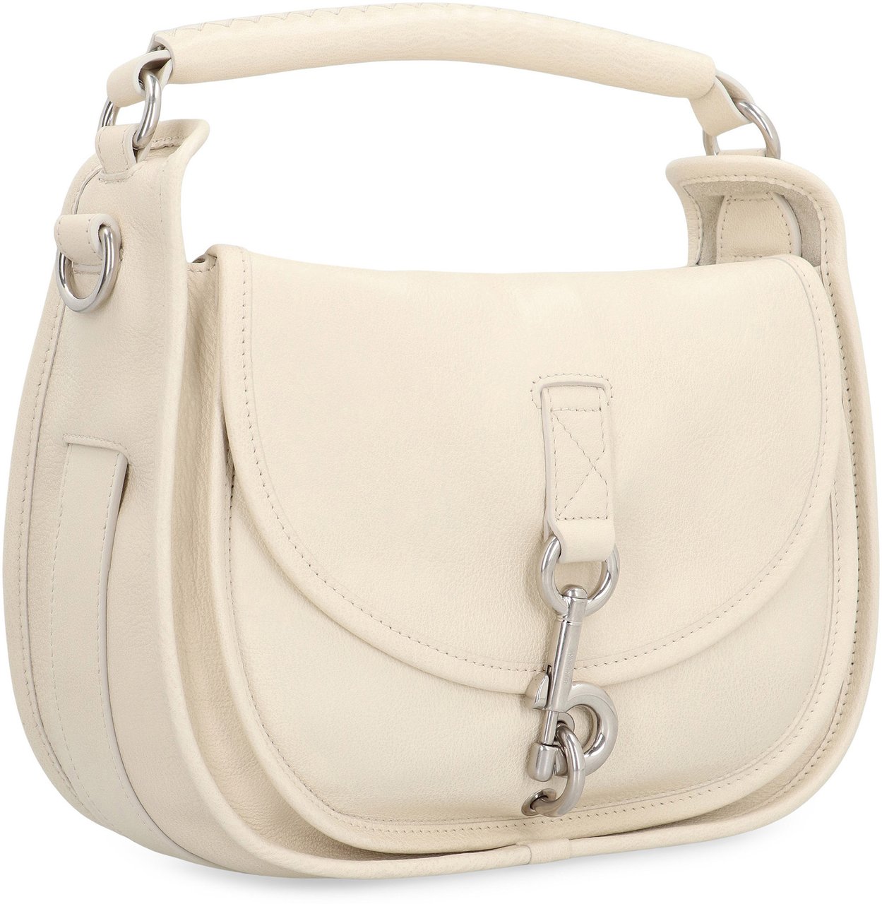 Burberry B Clip piccola Messenger bag Wit