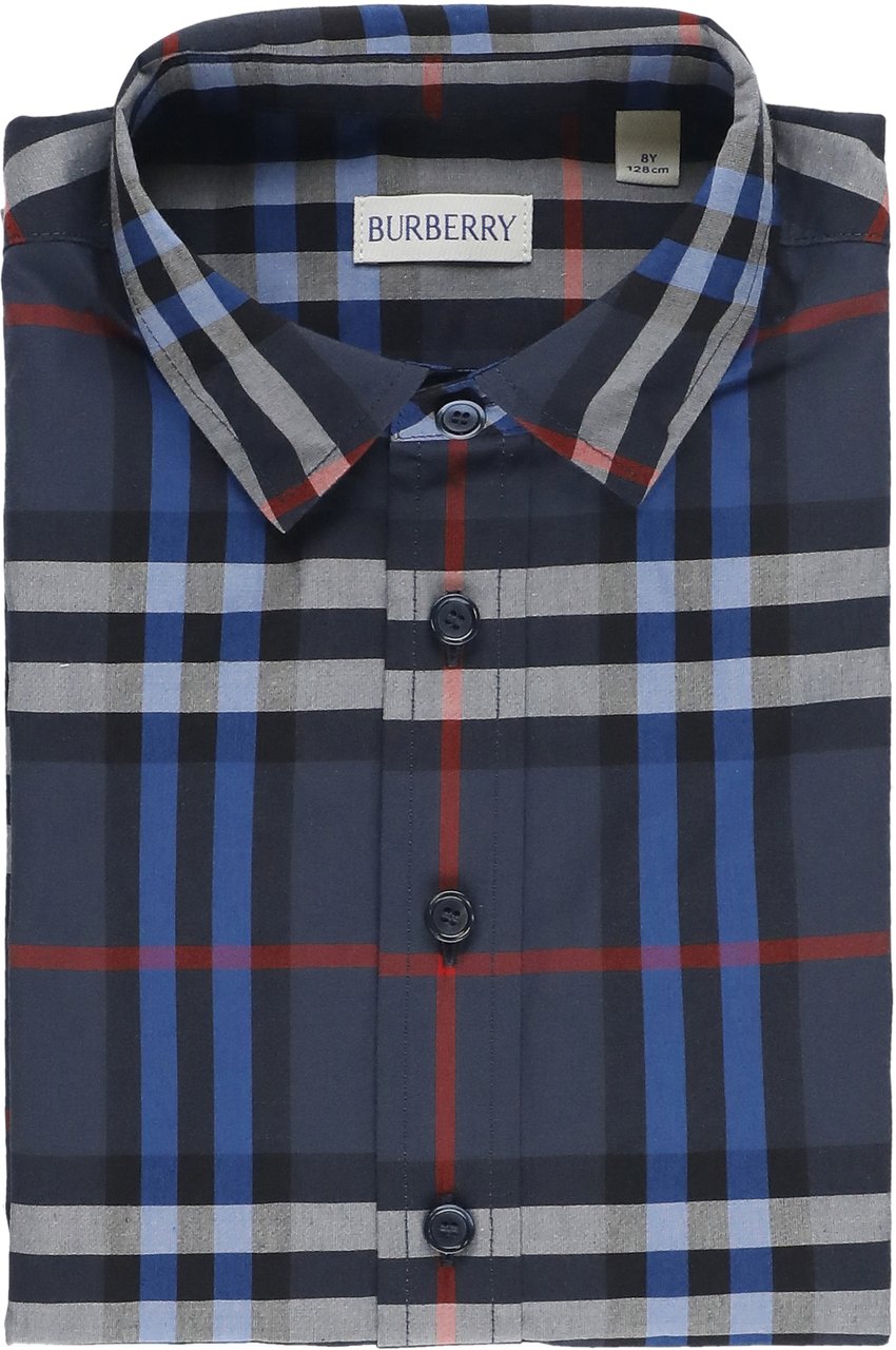 Burberry Shirts Blue Blauw