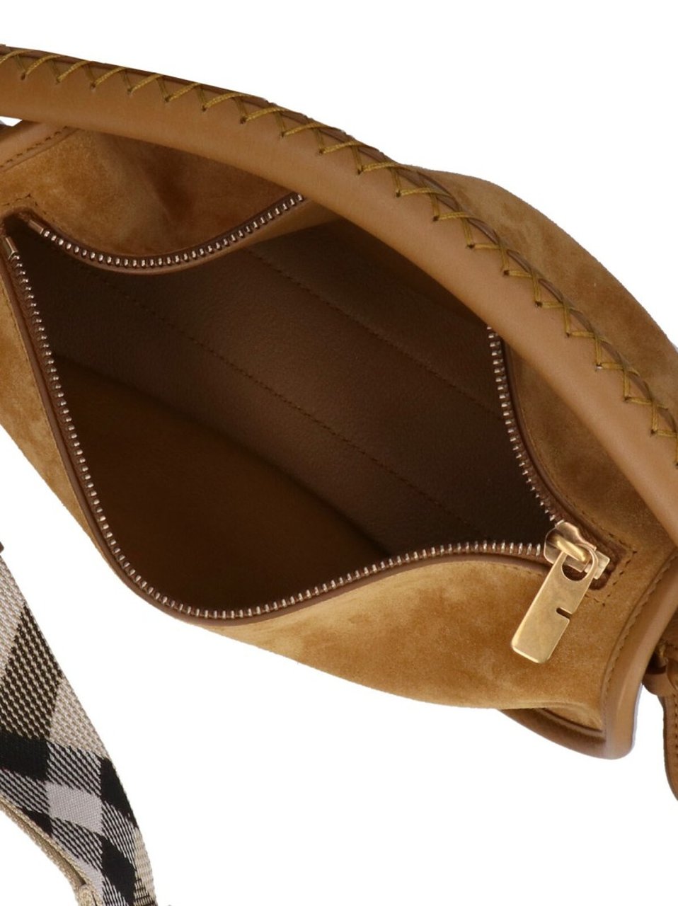 Burberry "B Clip" Shoulder Bag Brown Bruin