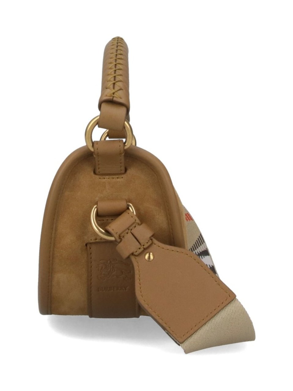 Burberry "B Clip" Shoulder Bag Brown Bruin