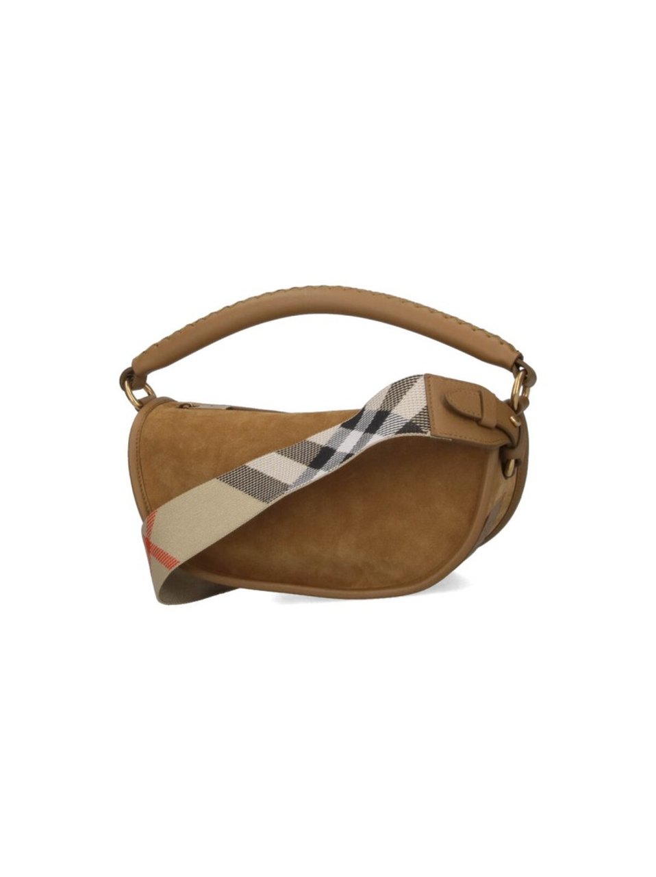Burberry "B Clip" Shoulder Bag Brown Bruin