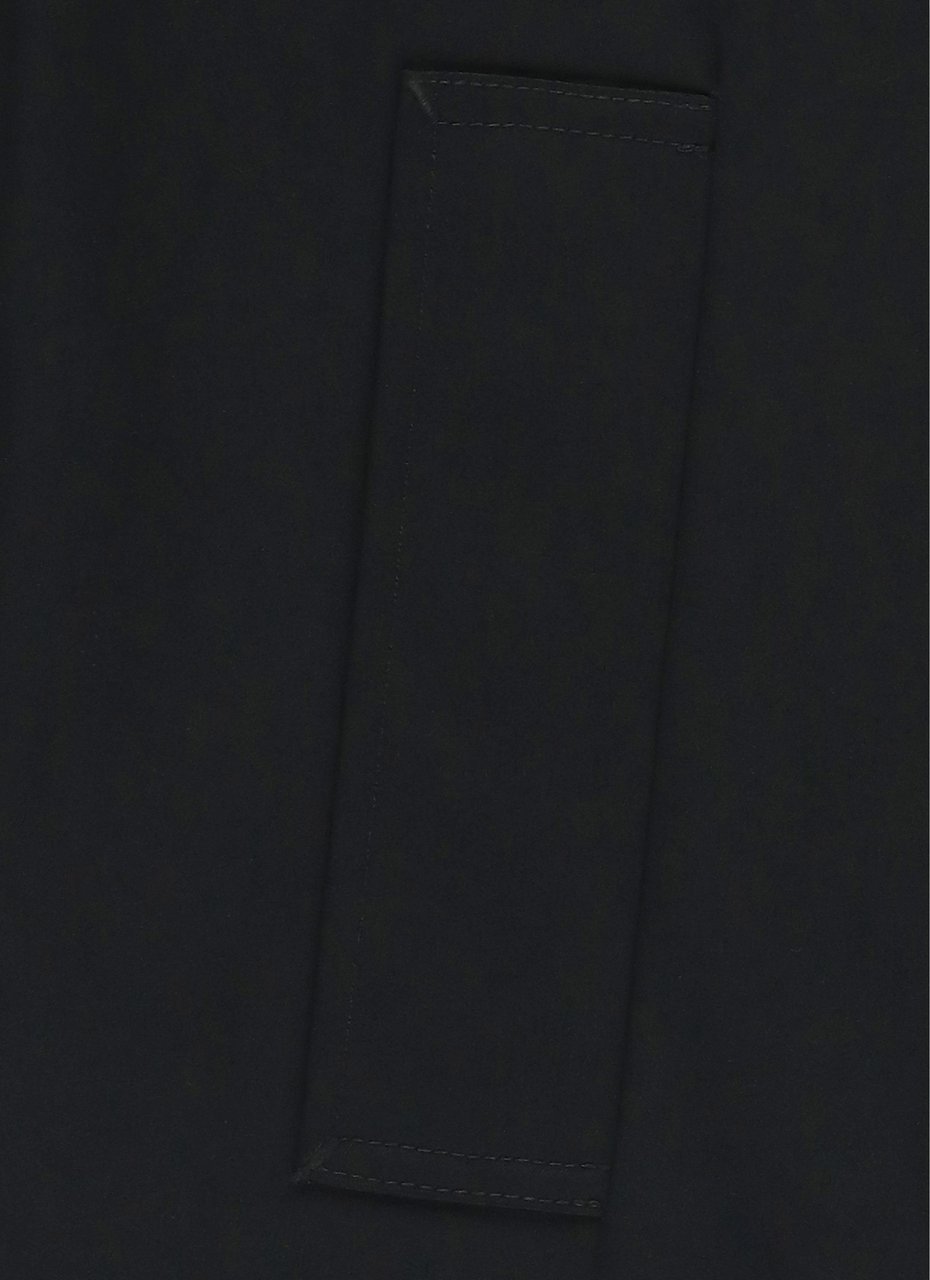 Burberry Coats Black Zwart