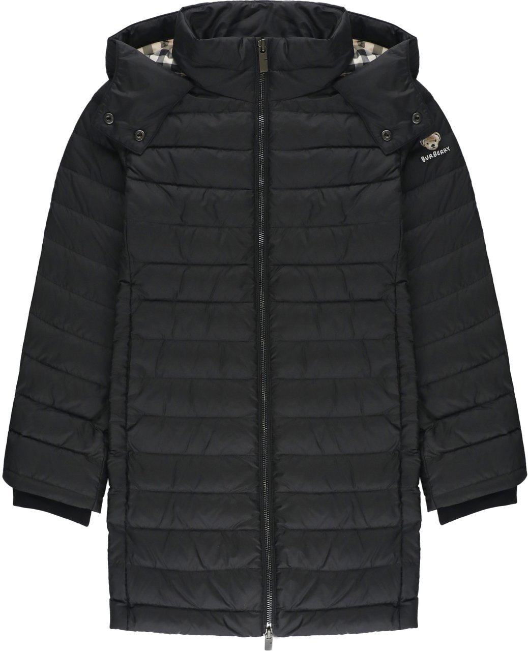 Burberry Coats Black Zwart