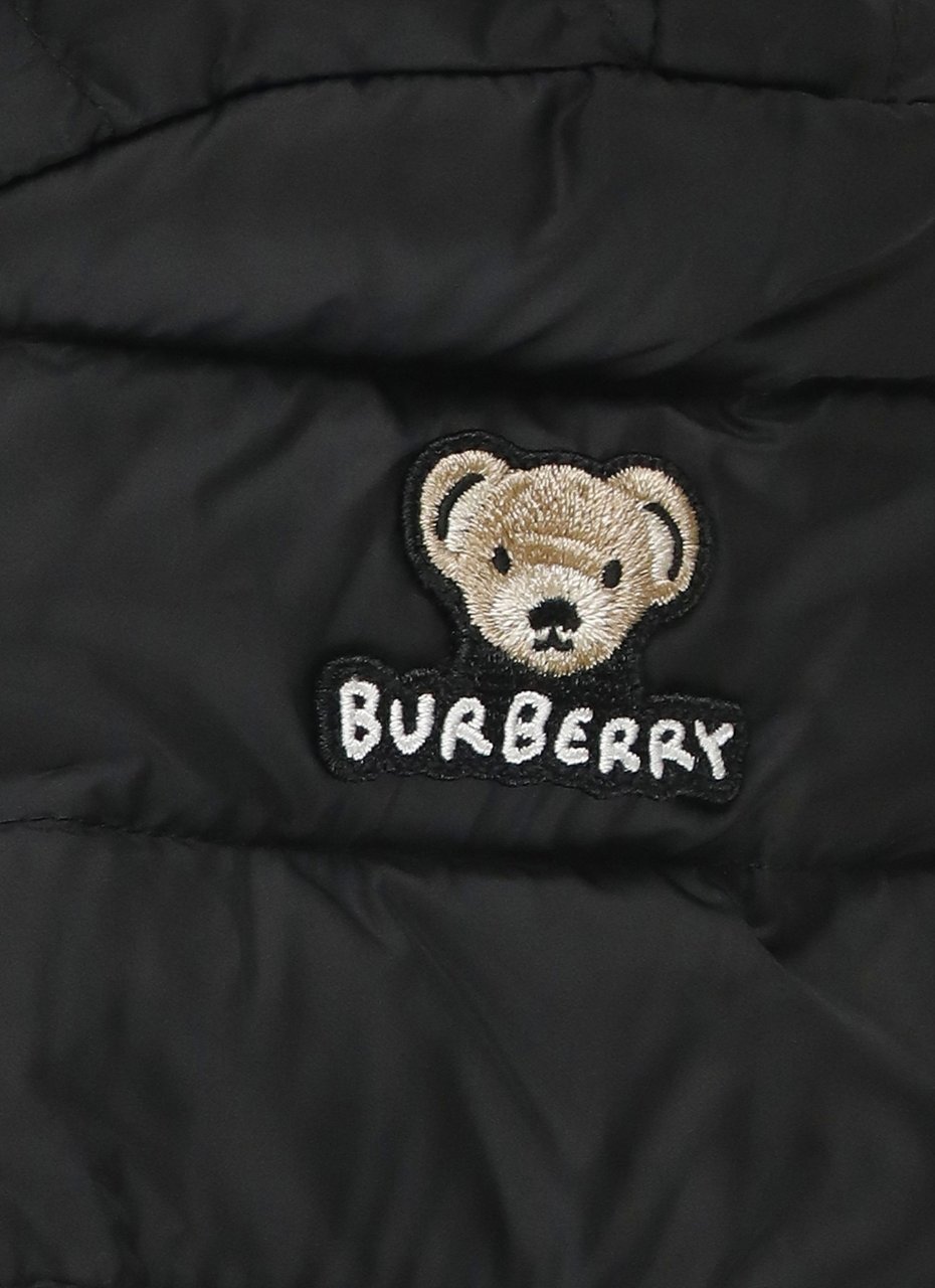 Burberry Coats Black Zwart