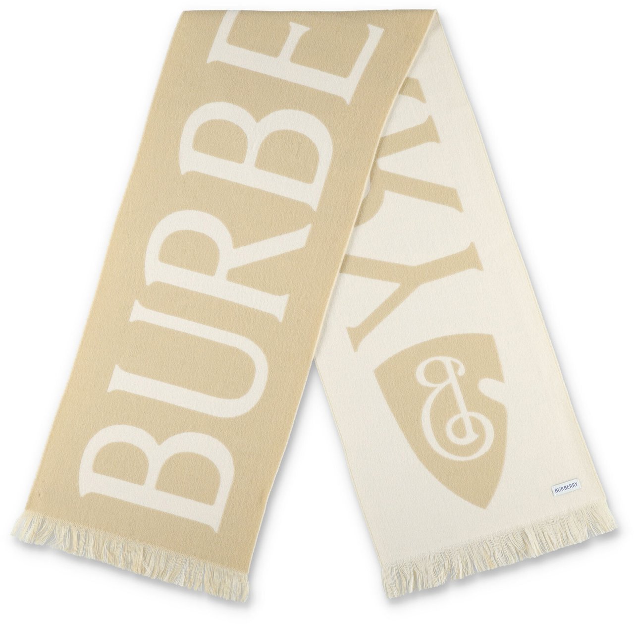 Burberry Mu Text Wl Scf Sand Beige