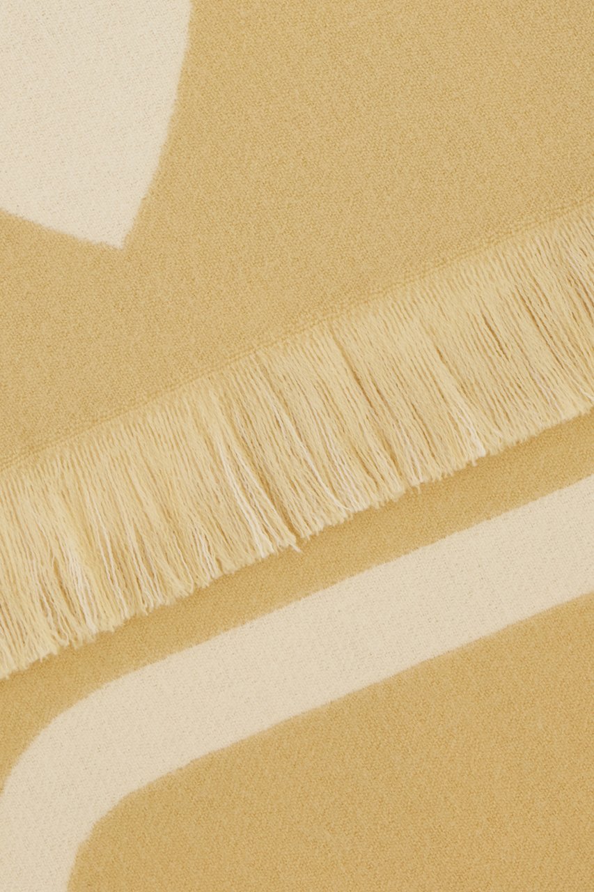 Burberry Burberry Embroidered wool scarf Divers