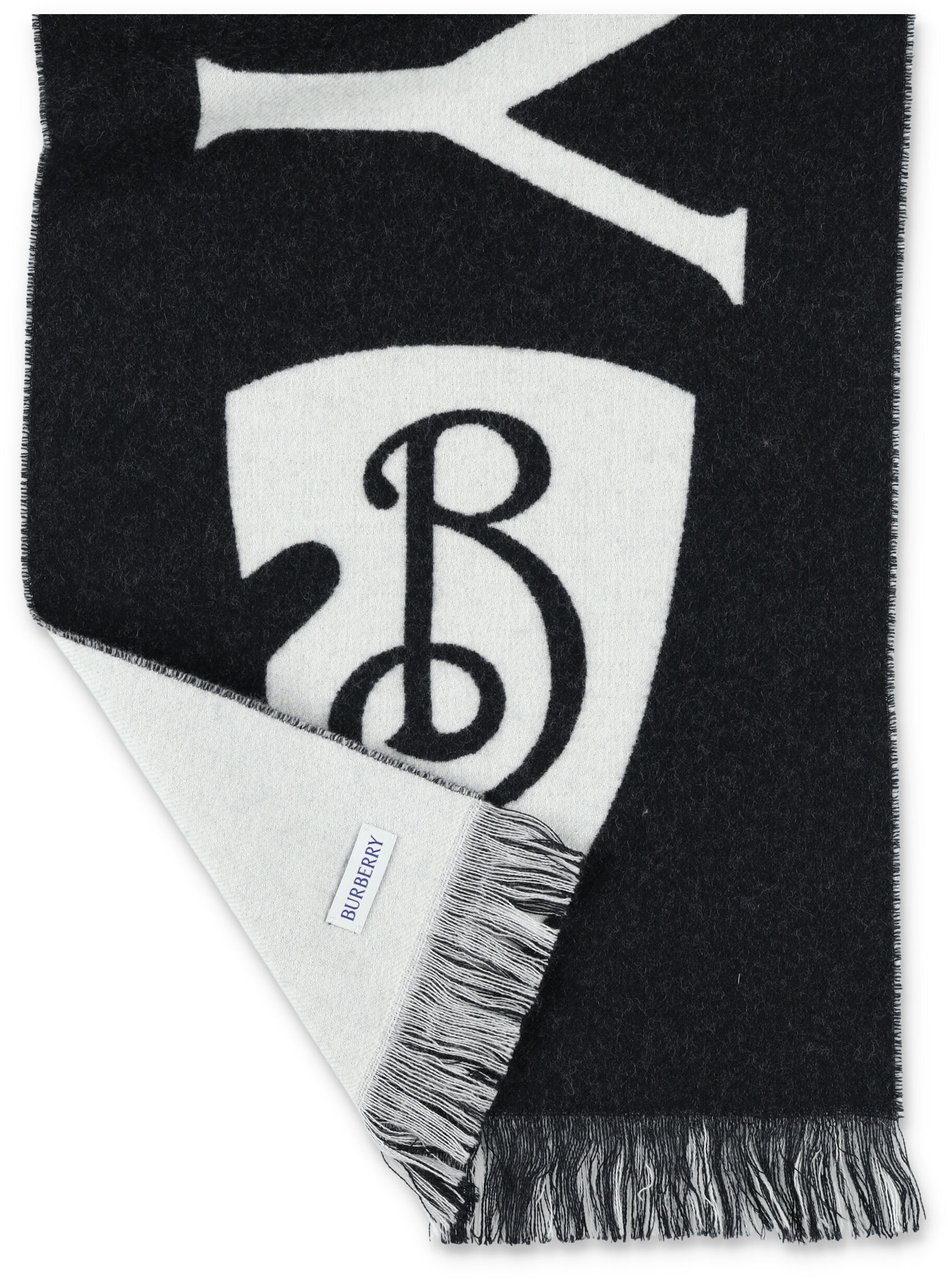 Burberry Mu Text Wl Scf Blackcalico Zwart