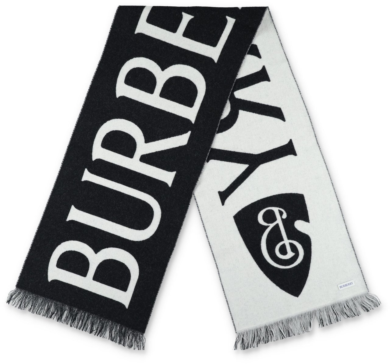 Burberry Mu Text Wl Scf Blackcalico Zwart