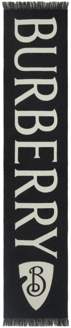 Burberry Scarfs Black Zwart