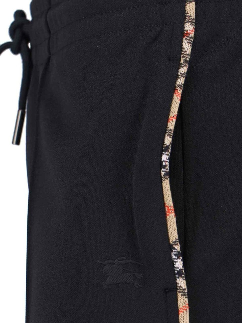 Burberry Flared Trousers With Drawstring Waistband Zwart