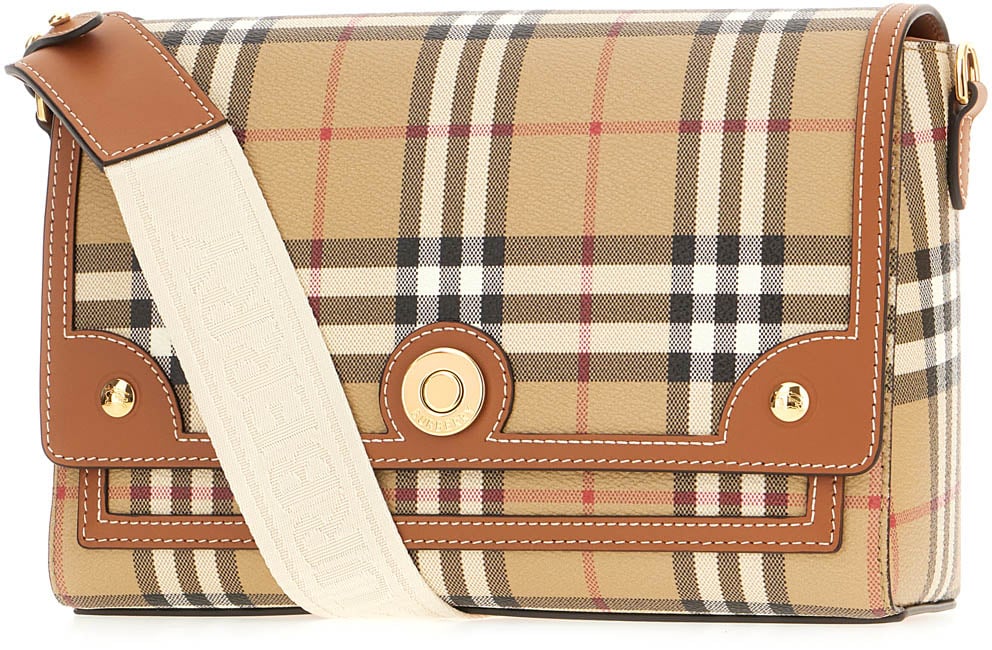 Burberry Burberry Printed canvas shoulder bag Divers