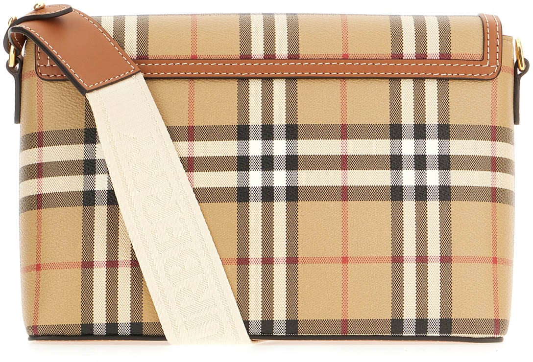 Burberry Burberry Printed canvas shoulder bag Divers