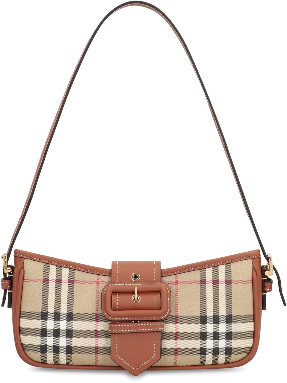 Burberry Check print shoulder bag Bruin