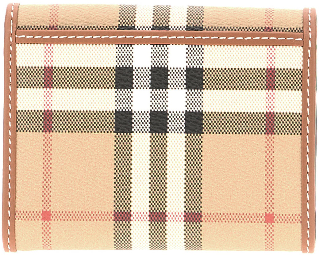 Burberry Printed fabric wallet Beige