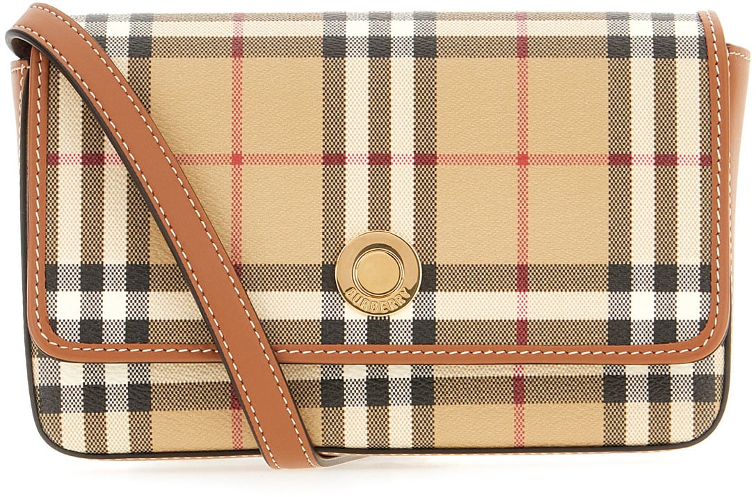 Burberry Burberry Printed leather crossbody bag Divers