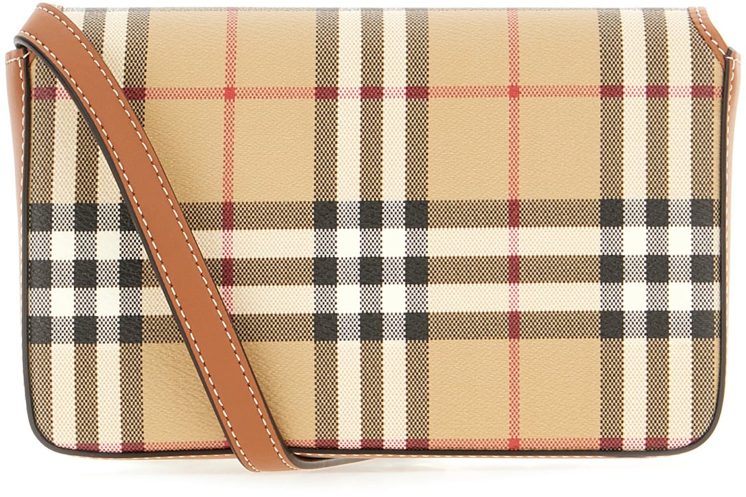 Burberry Printed leather crossbody bag Divers