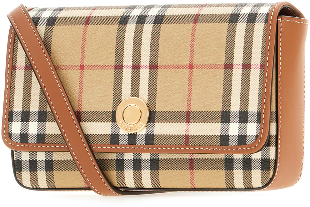 Burberry Printed leather crossbody bag Divers