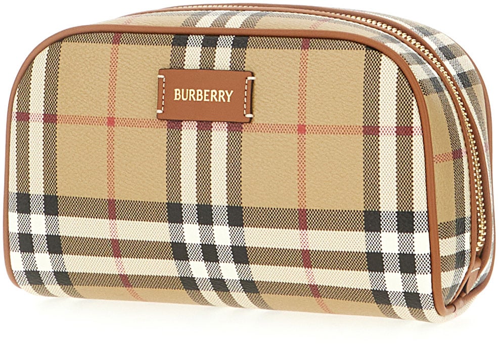 Burberry Burberry Embroidered fabric clutch Divers