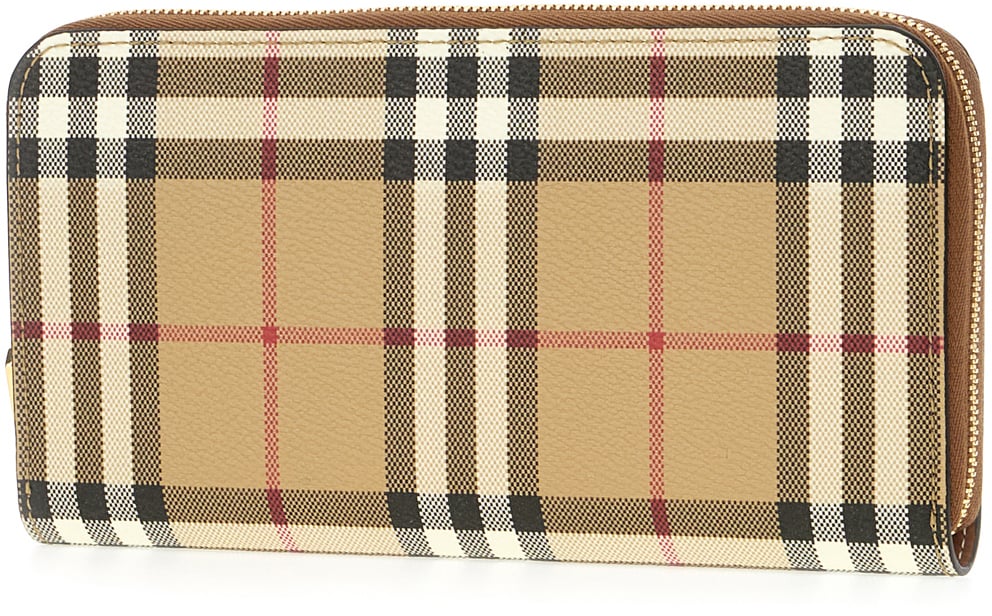 Burberry Burberry Printed canvas wallet Zwart