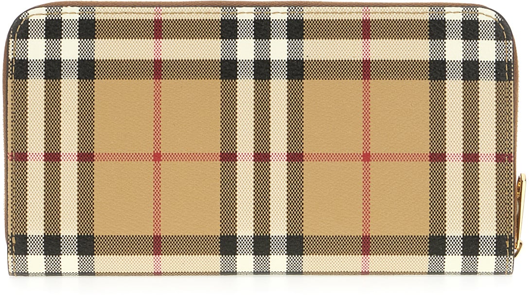 Burberry Burberry Printed canvas wallet Zwart