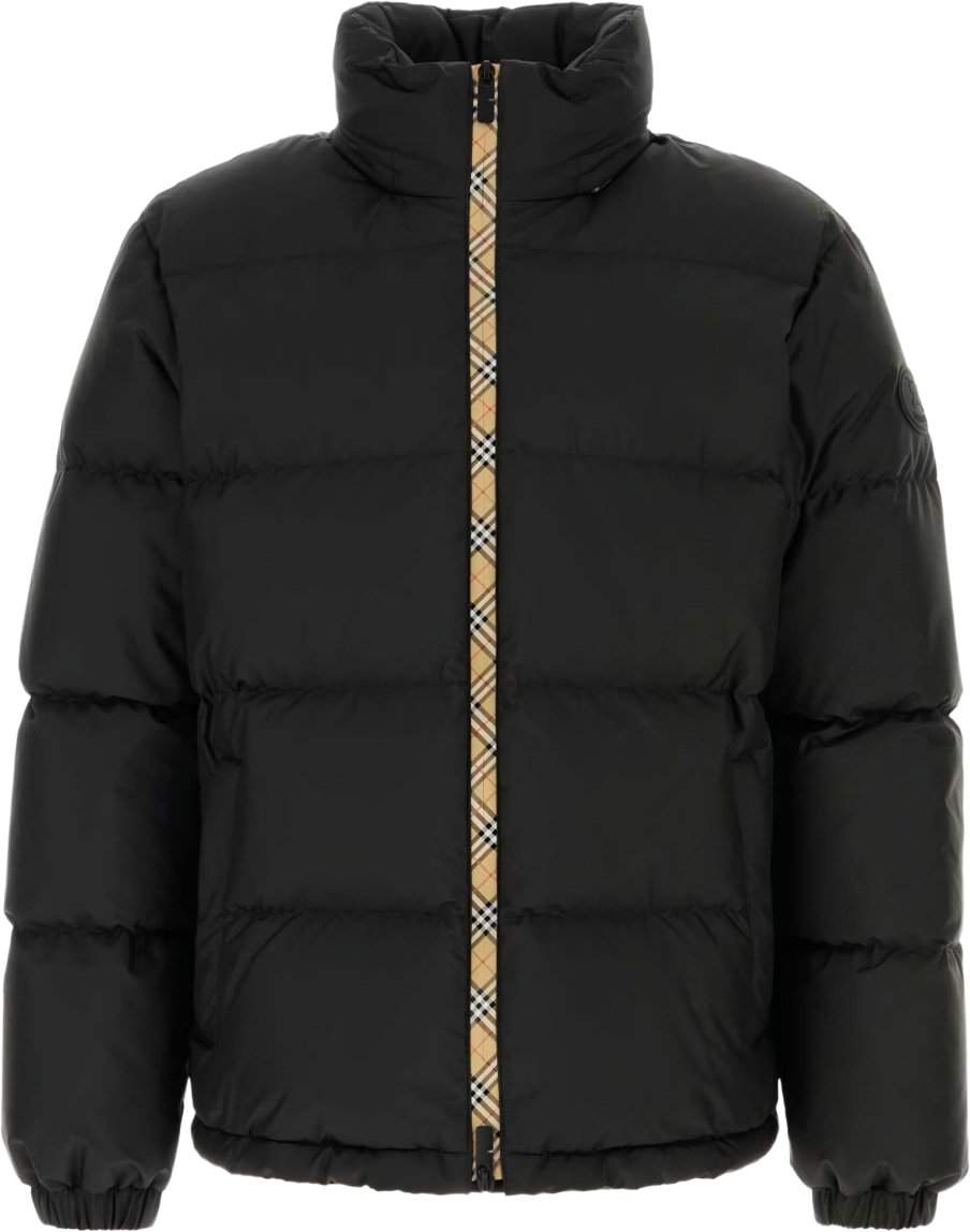 Burberry Coats Black Zwart