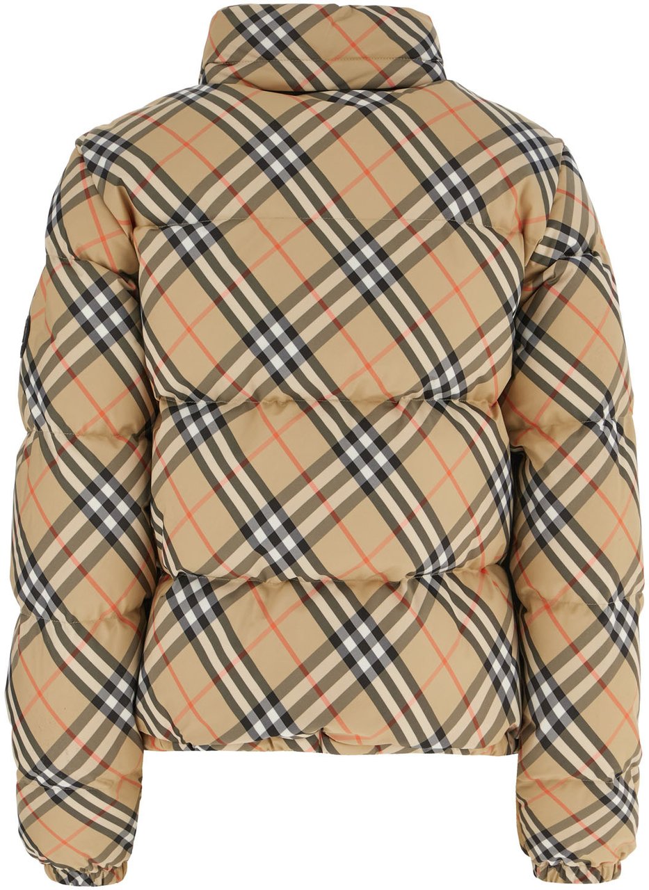 Burberry Printed polyester down jacket Divers