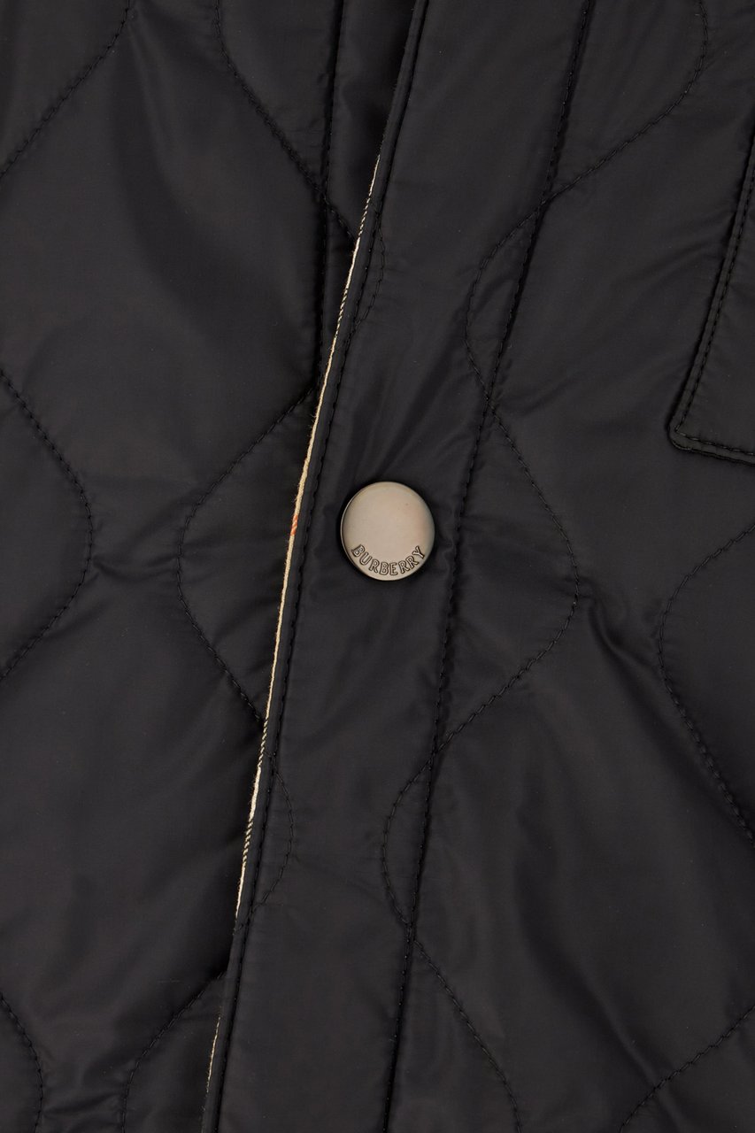 Burberry Burberry Black polyester padded jacket Zwart