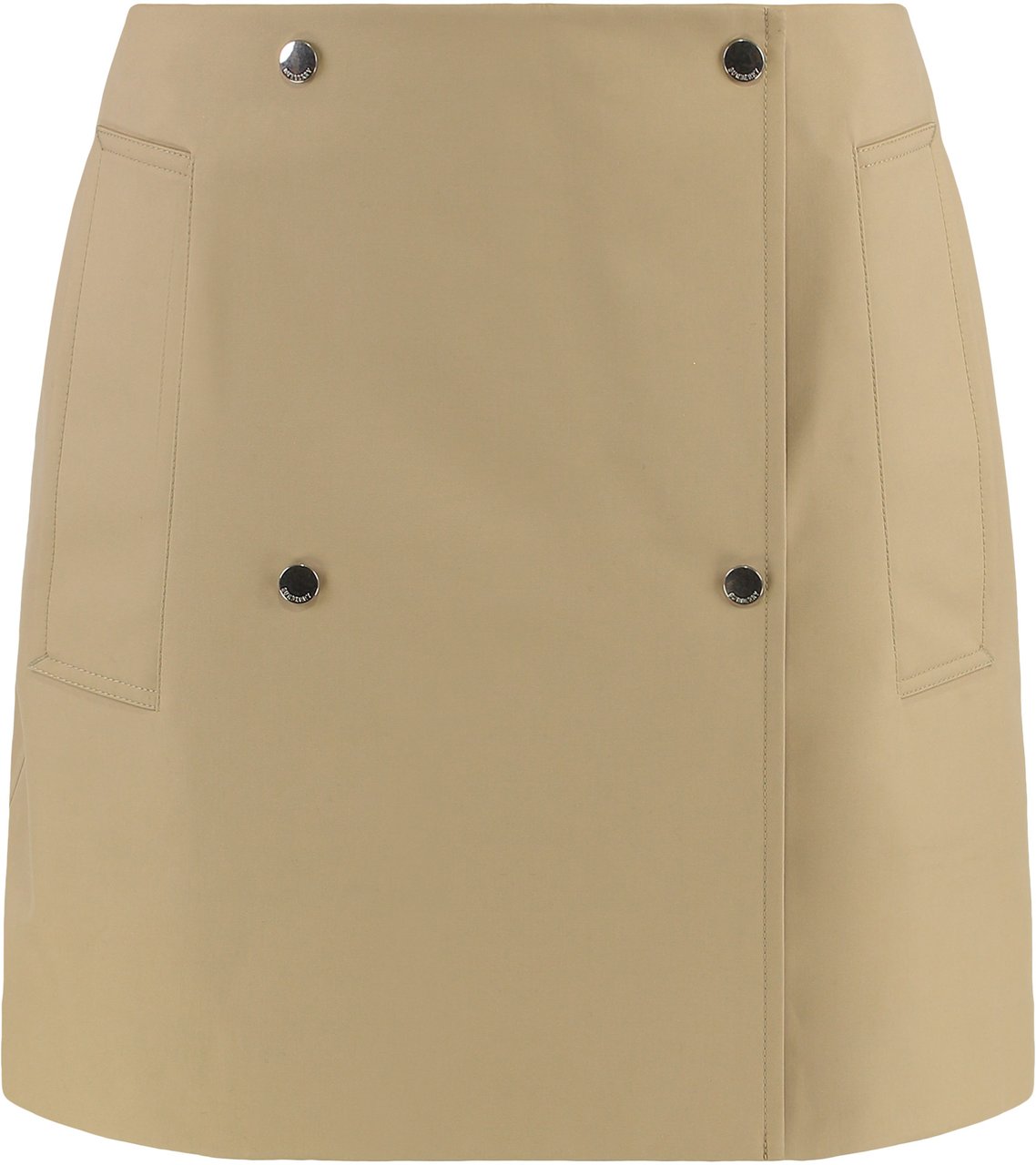 Burberry Miniskirt trench in double gabardine Beige