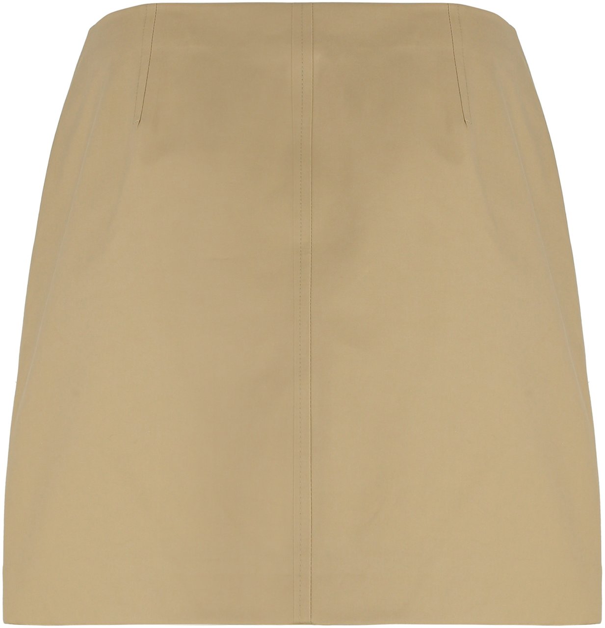 Burberry Miniskirt trench in double gabardine Beige