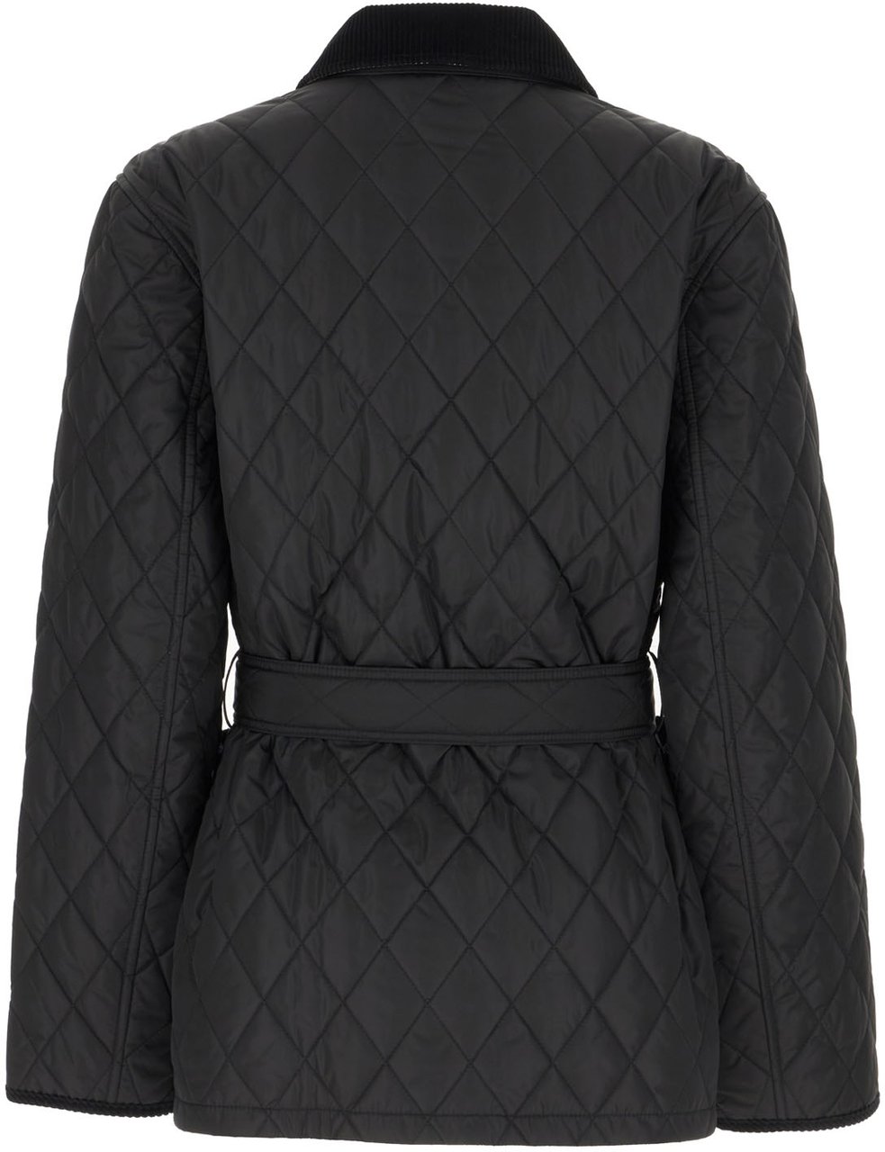 Burberry Black nylon padded jacket Zwart
